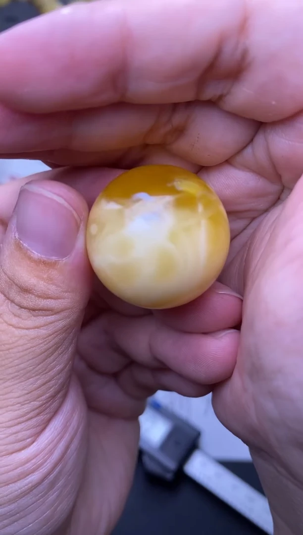 裸石琥珀未镶嵌 大小姐珠宝严选卡27mm122