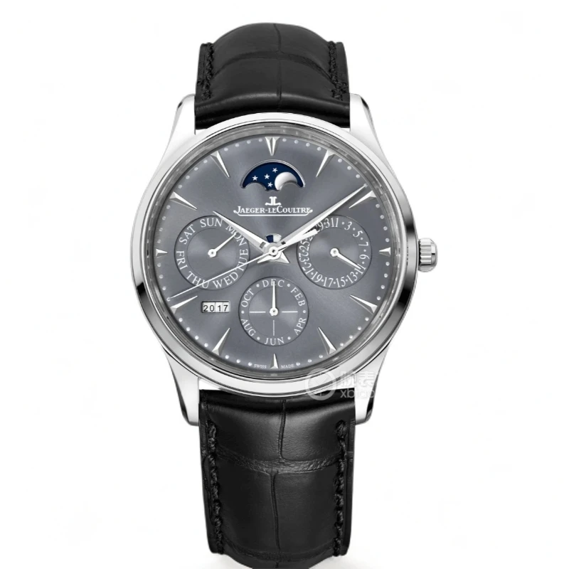 99新 Jaeger-LeCoultre/积家 大师白金万年历130345j