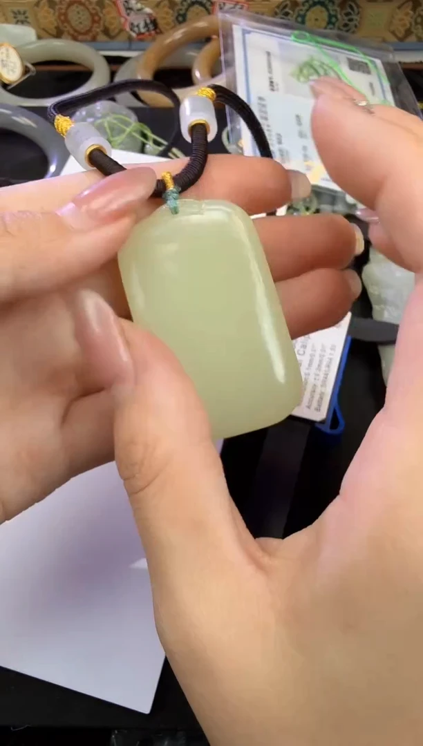 无事牌 带链子一套发