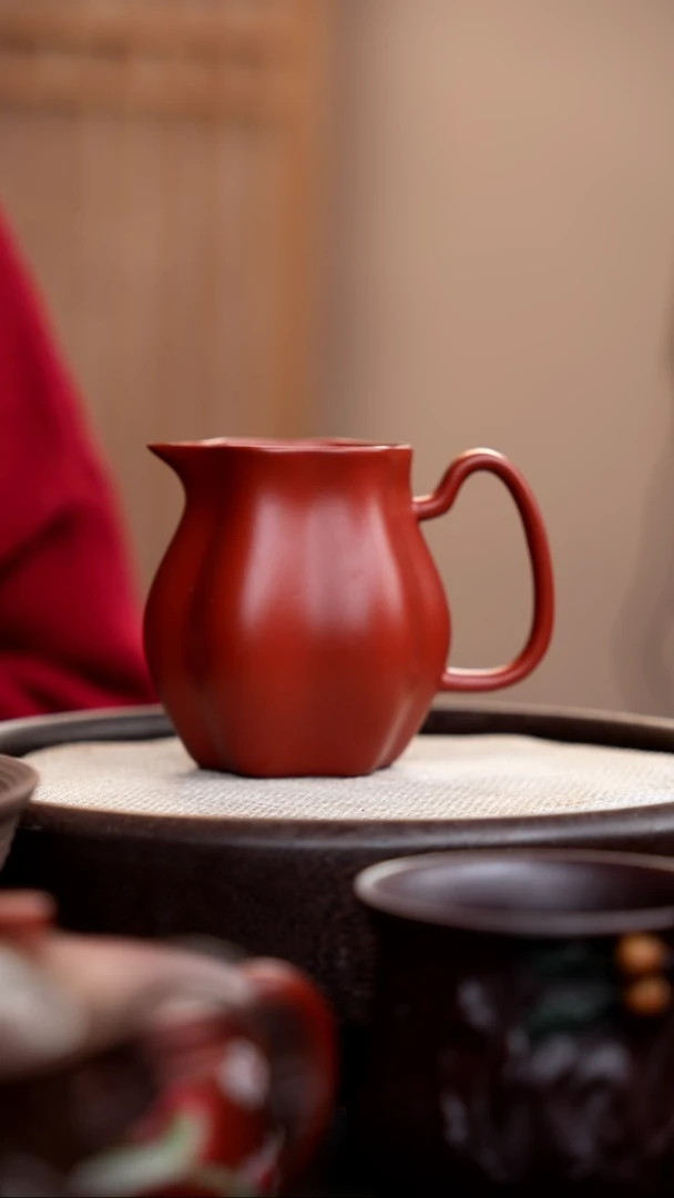 【闪购商品】紫砂茶壶朱泥钱袋公道杯