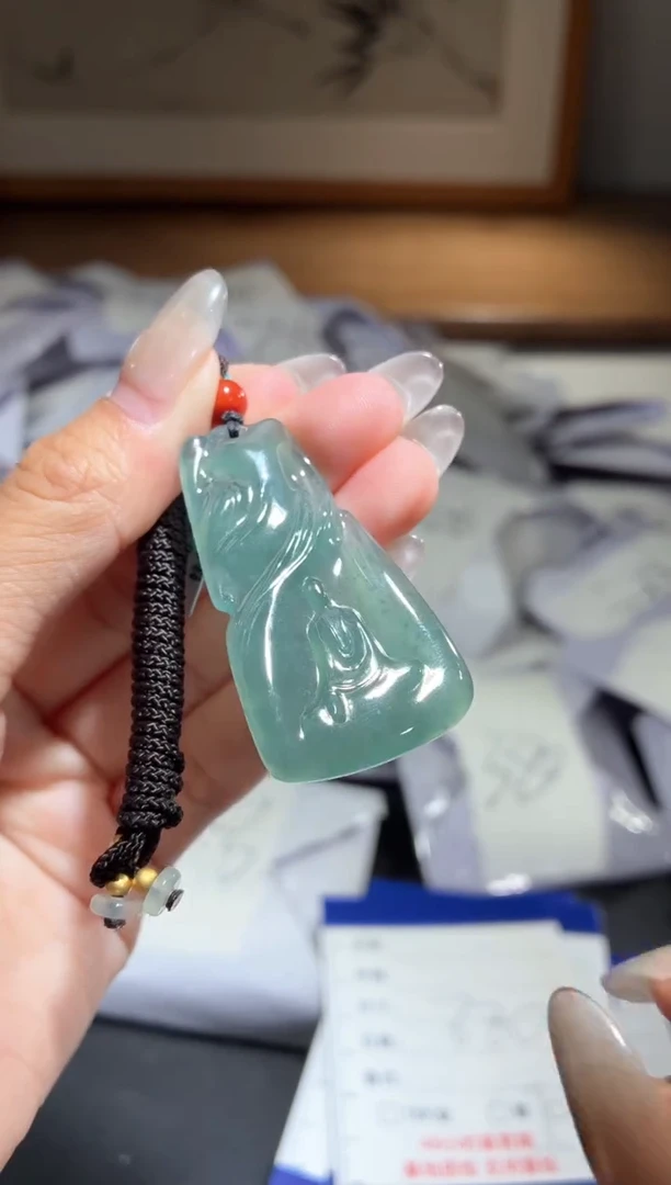 吊坠(不含链)未镶嵌翡翠悟道