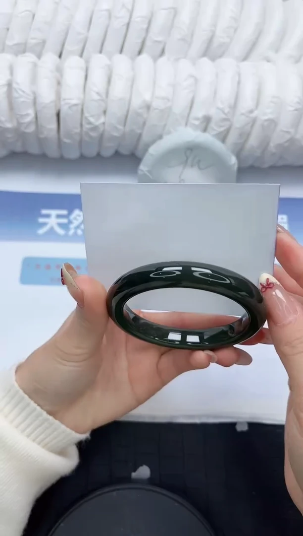 和田玉未镶嵌手镯N342-56