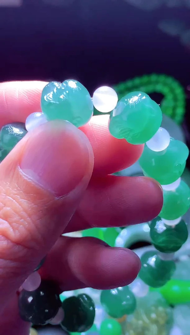 未镶嵌定制翡翠唤*#翡翠毛货定制