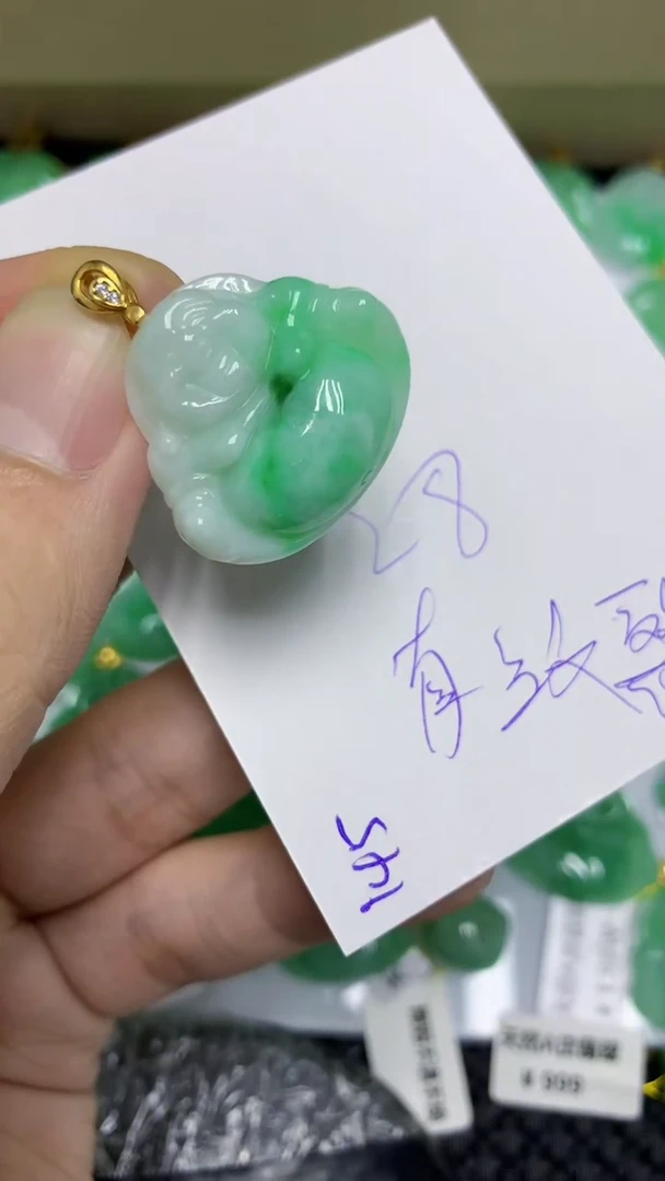 颈饰未镶嵌翡翠缅甸A货翡翠