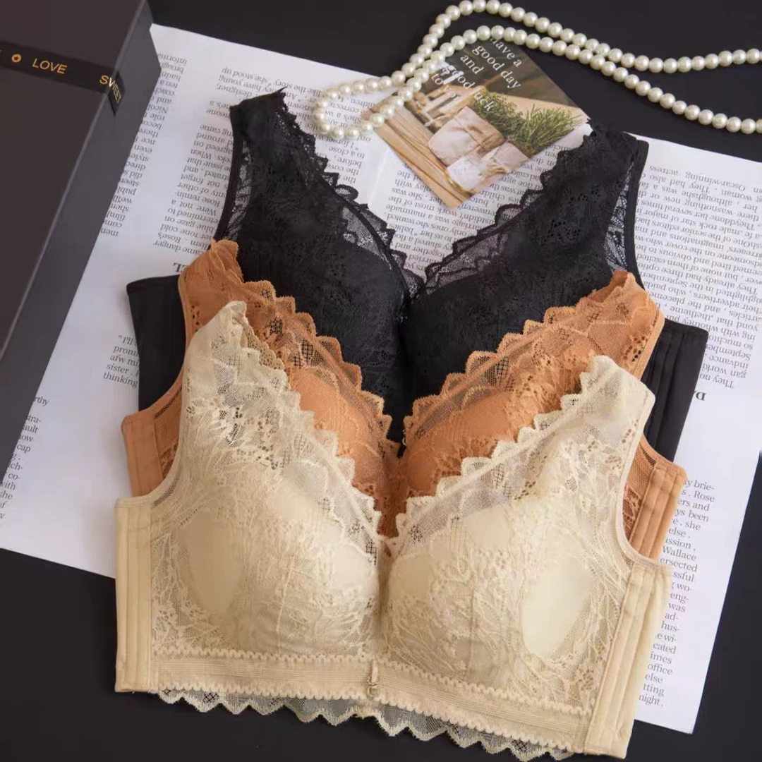 第2密码8138大胸显小全罩杯调整型防下垂收副乳薄款内衣 不退换