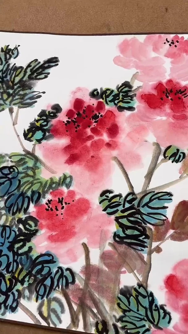 【闪购商品】书法杨章志-孔苦奔-拾花合作长卷