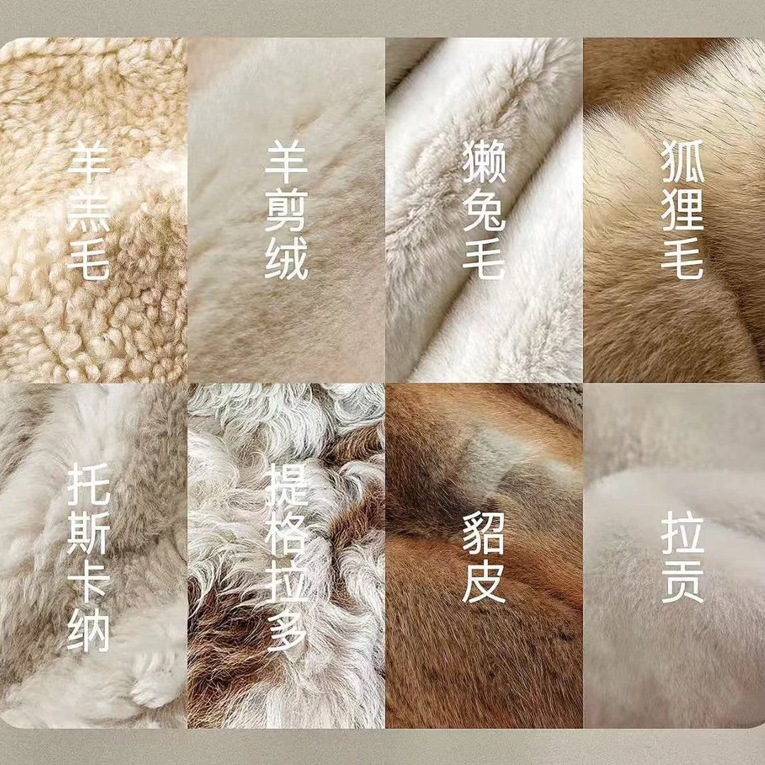 （直播下单扣号去拍)仿獭兔毛羊羔毛布料