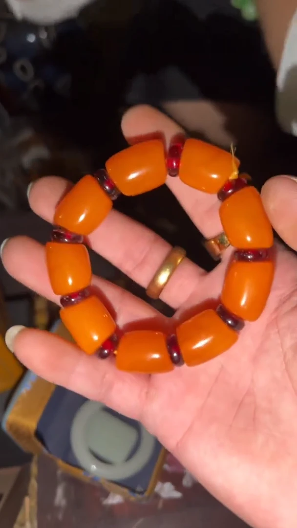 未镶嵌蜜蜡手链闪购商品高端专用连