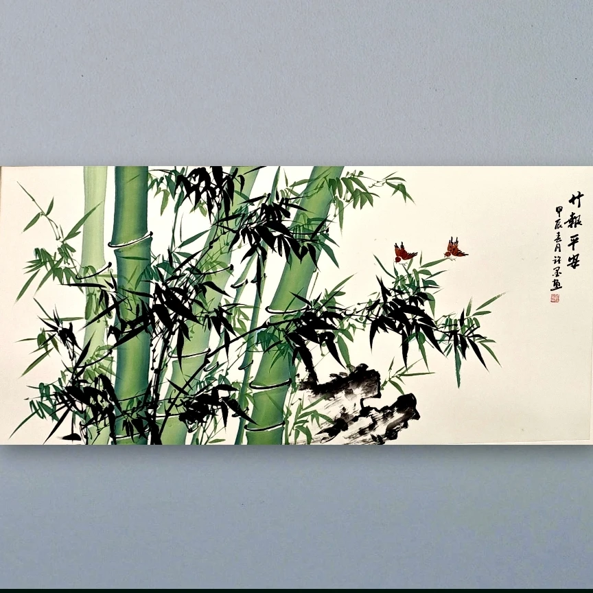 许墨-8平尺-竹子-国画-宣纸发货多样性