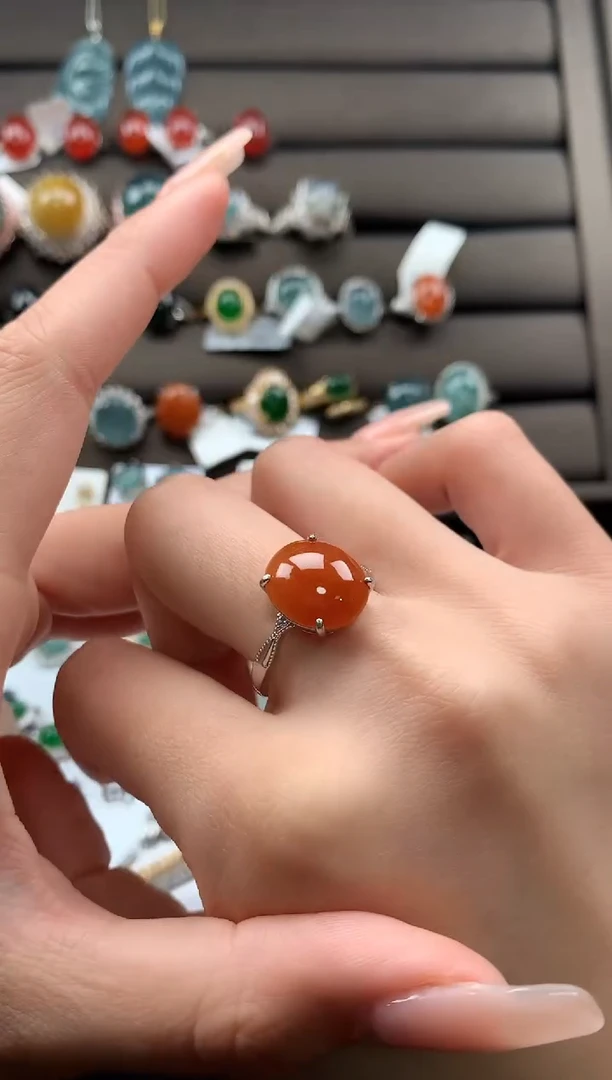 【闪购商品】翡翠戒指银S925镶嵌2132131