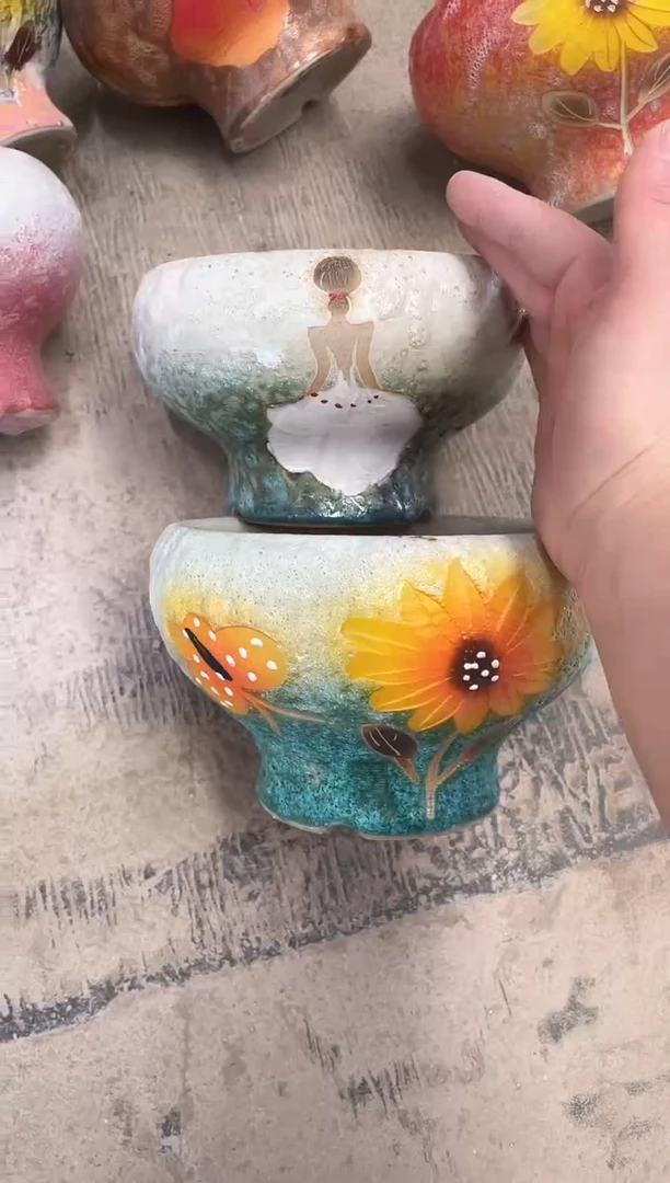 摆件10-121口14高11  2个