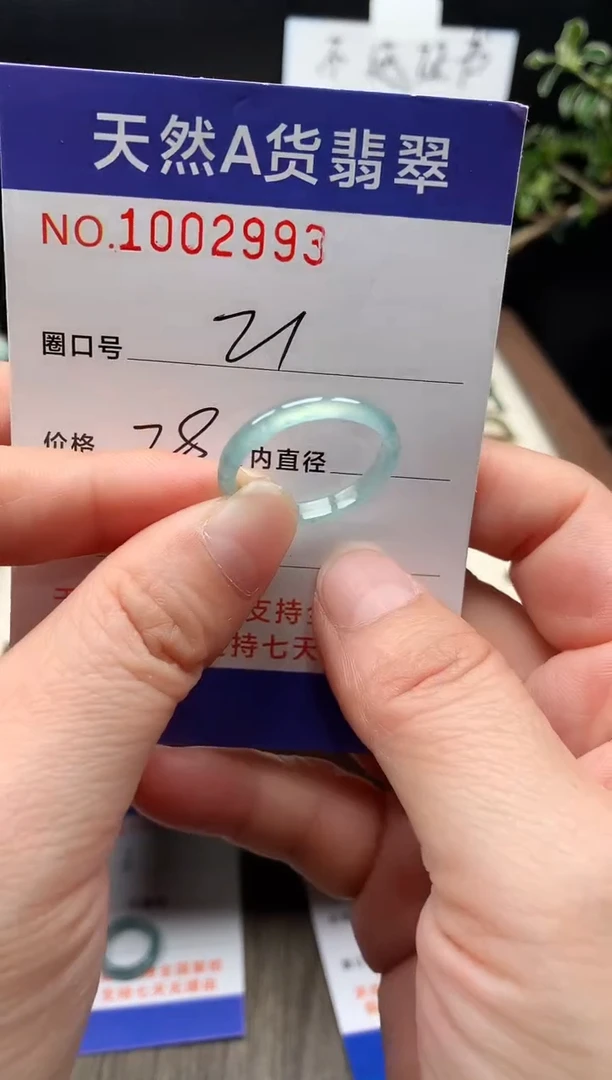 未镶嵌戒指翡翠21#