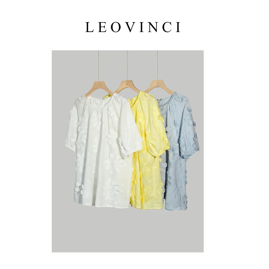 【花语】中国风休闲风时尚套装泡泡袖短袖碎花设计师132-83019