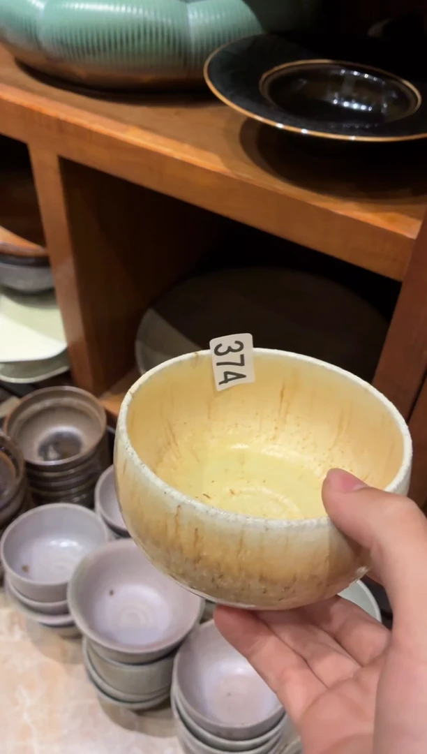 瓷片T***a374燕麦色米饭碗1个