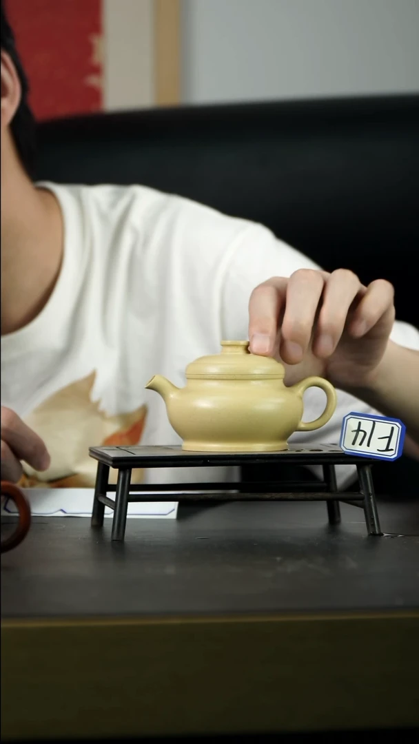 茶壶紫砂F14本绿 颂金