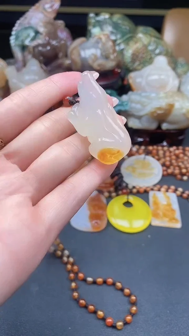 【闪购商品】玛瑙/玉髓颈饰未镶嵌dd