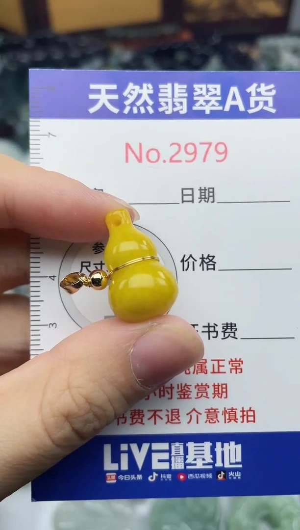 未镶嵌挂件翡翠2979........