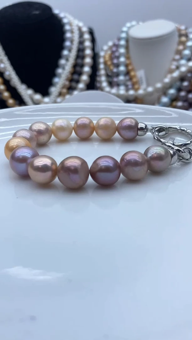 淡水珍珠钛钢颈饰27