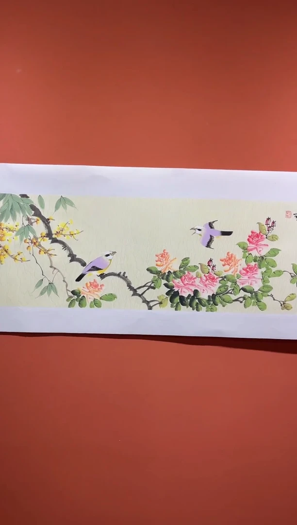 【闪购商品】国画郑乐华绘画手绘作品1-7