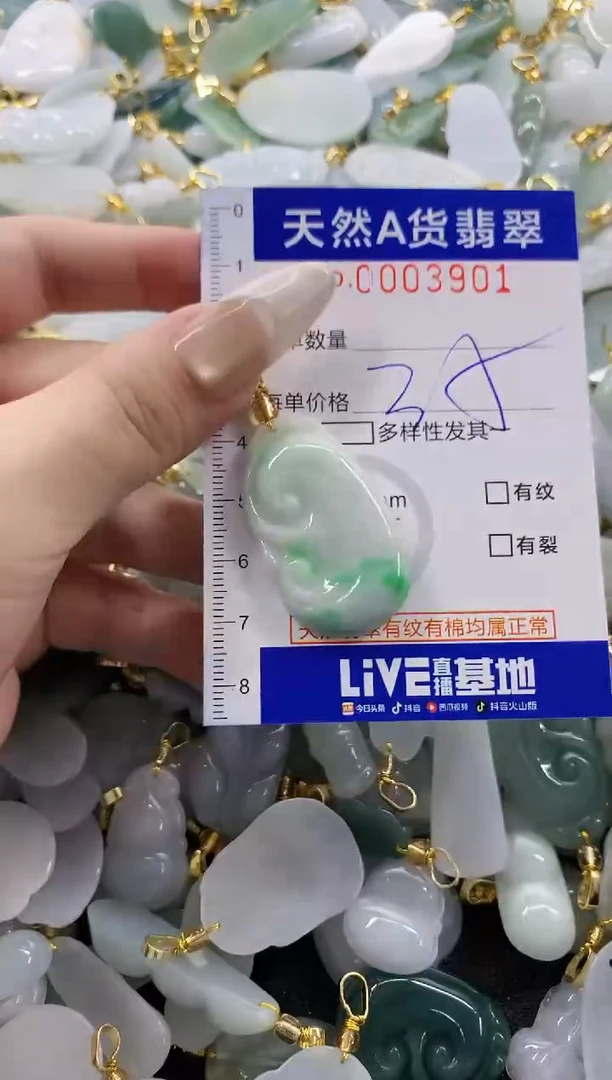 颈饰未镶嵌翡翠天然A货翡翠