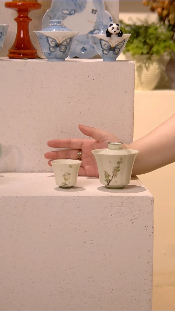 盖碗+茶杯 哈哈哈哈