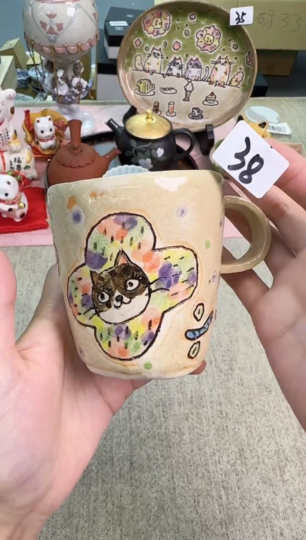 瓷片辰辰的瓷器好看到爆