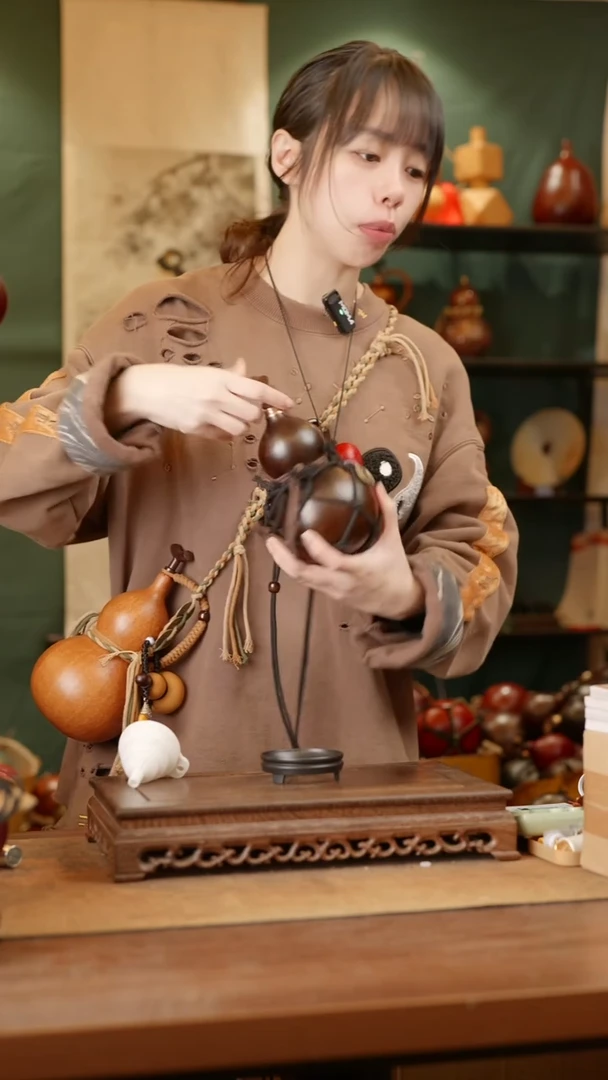 53号精品天然大漆酒葫芦一物一拍~