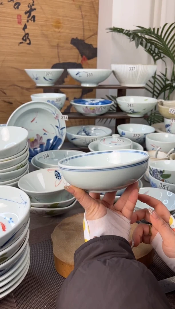 明舟中暇双线6寸罗汉碗（单只装）