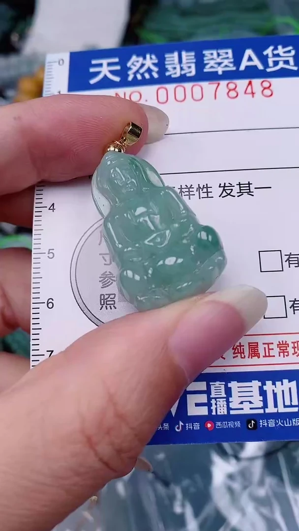 翡翠未镶嵌颈饰00007848
