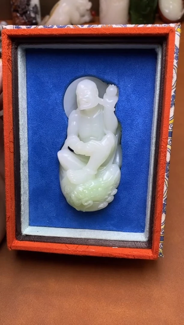 和田玉未镶嵌把件和田玉