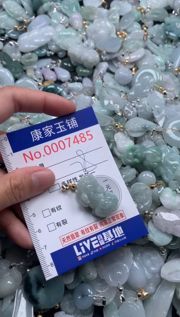 颈饰未镶嵌翡翠7485