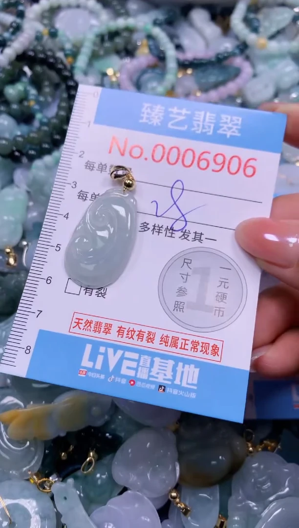 颈饰未镶嵌翡翠6906