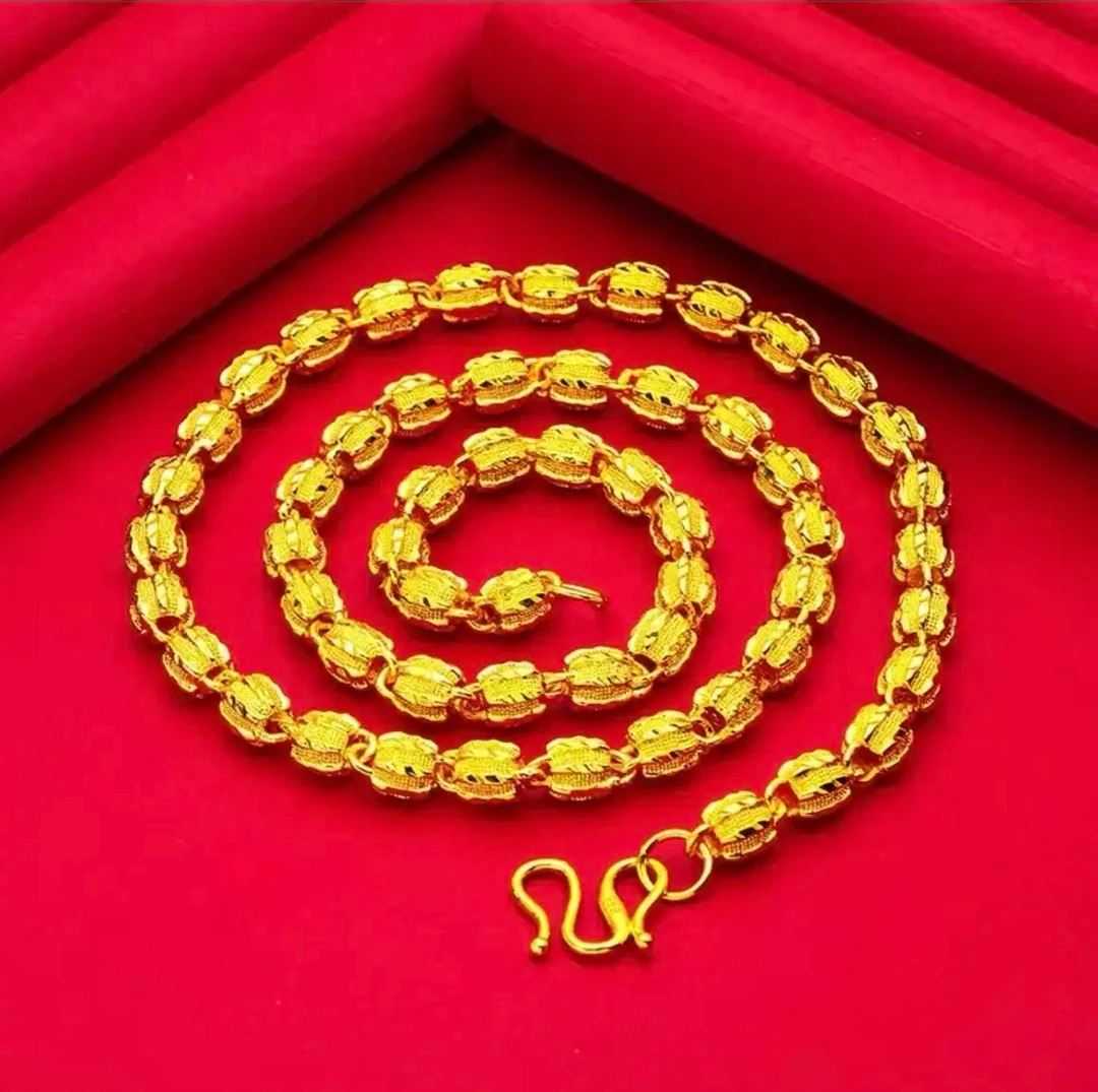 合金项链 合金项链 {抖音好物}核桃项链男女同款时尚项链