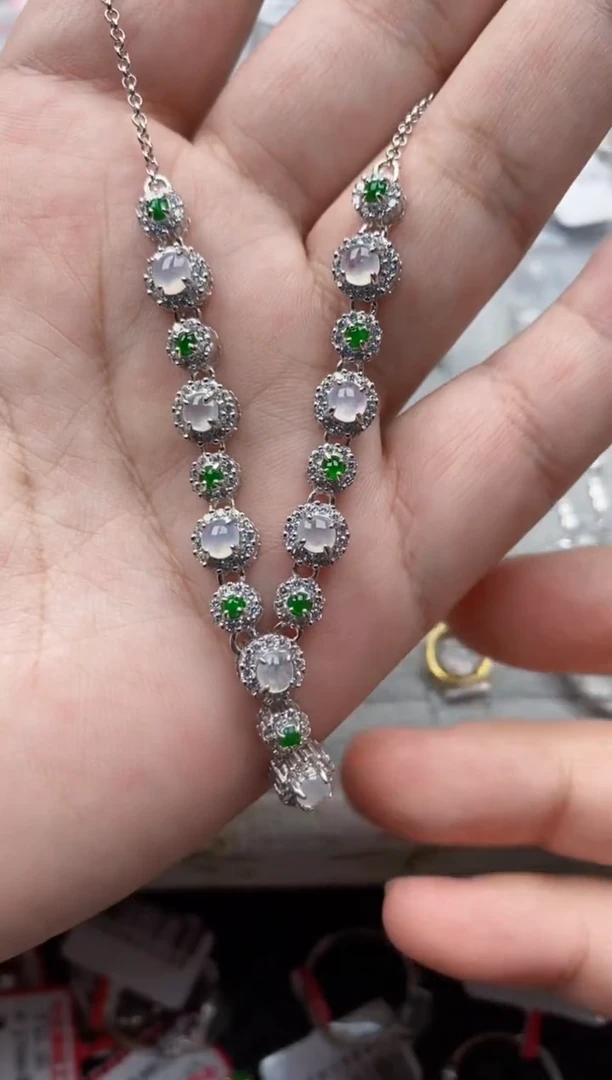 【闪购商品】翡翠戒指银S925镶嵌444444---7