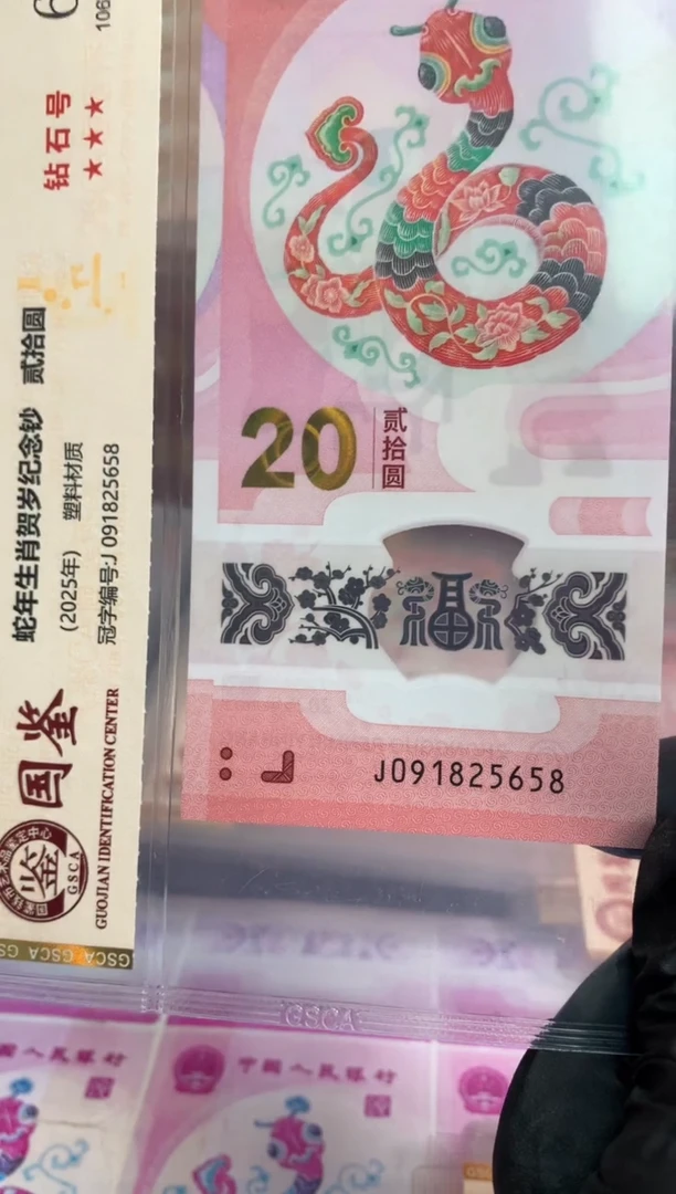 【闪购商品】塑料蛇钞 真钞 【单张】25658