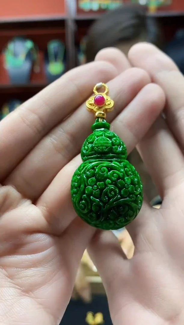 颈饰未镶嵌翡翠翡翠吊坠-85