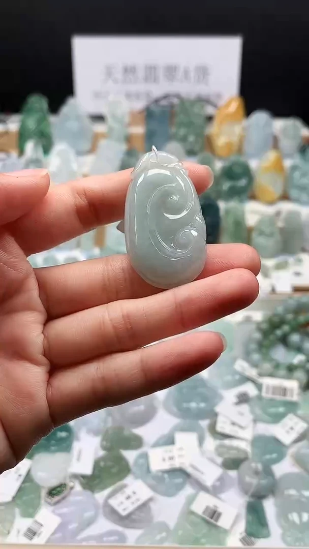吊坠(不含链)未镶嵌翡翠57如意
