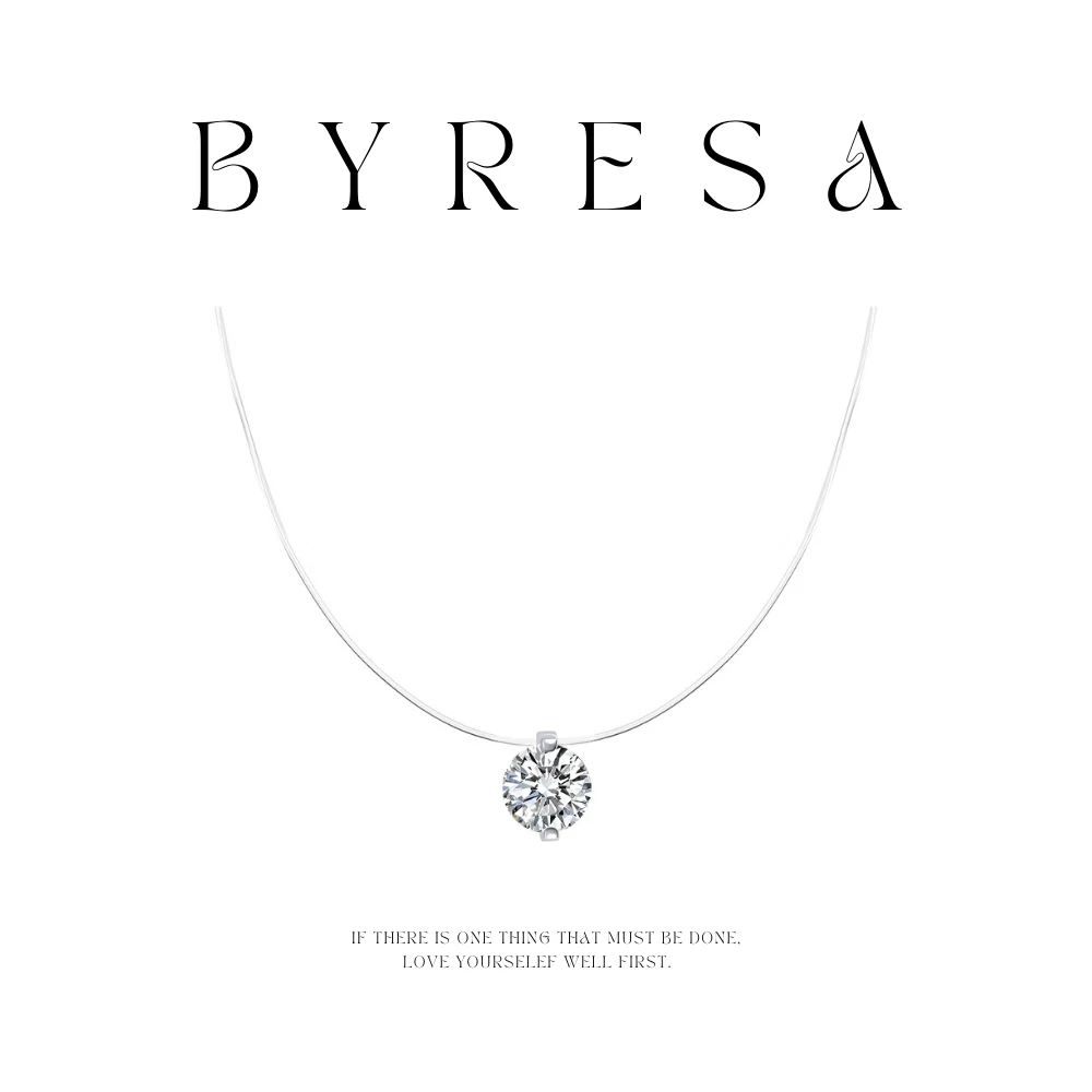 坠链均925银 【明星同款】雅丹风人鱼之泪项链女时尚轻奢气质锁骨链