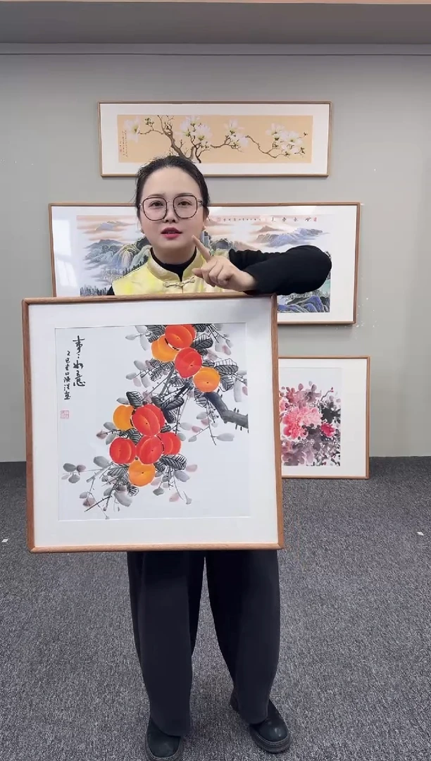 国画事事如意60*60