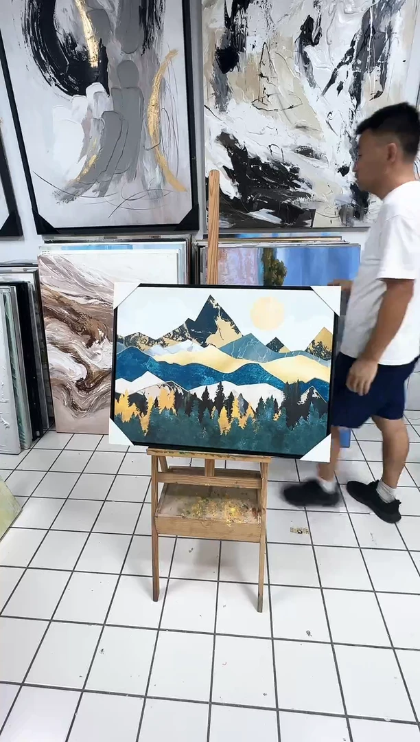 168现代艺术装饰画油画60cm*80cm