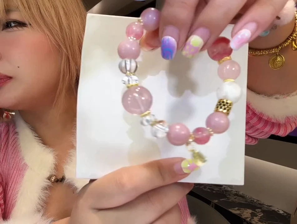 未镶嵌手链水晶黑糖kiki