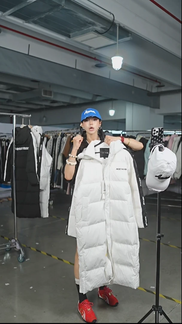 YKYB羽绒服长款     S码
