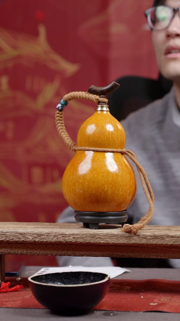 597号大漆精品葫芦一物一拍500ml