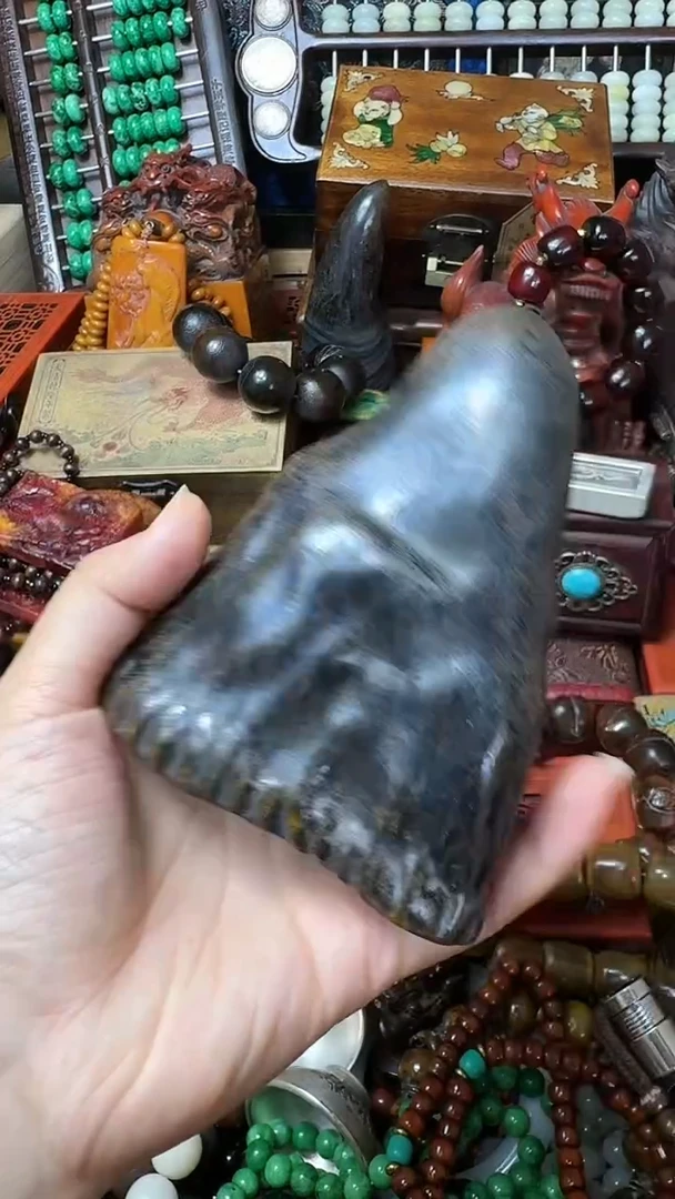 摆件牛骨主播推荐：一物一拍，讲解为准！