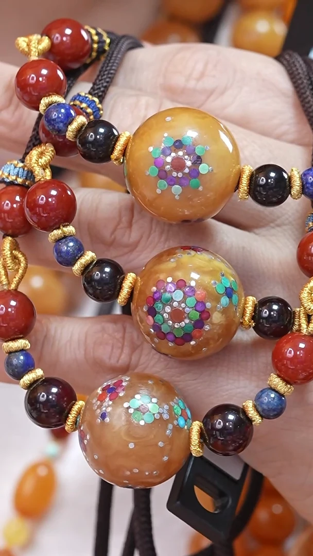 蜜蜡颈饰未镶嵌8294选择多样性发货其中一件