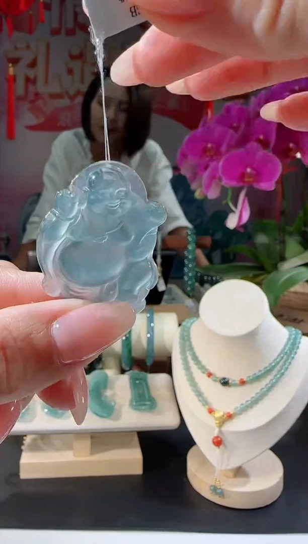 【闪购商品】翡翠吊坠(不含链)未镶嵌佛多样性发一