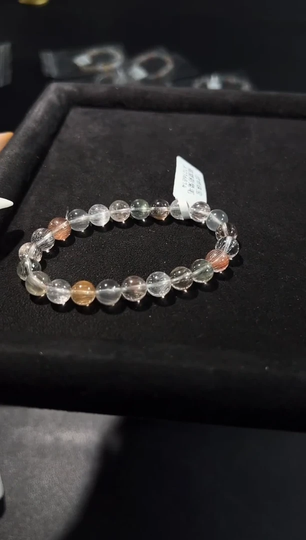未镶嵌手串水晶45j多样性发其一【1条】默认微瑕8mm