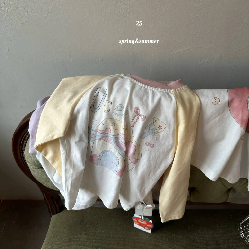 【釉兮】25春~女童韩版印花打底衫262071