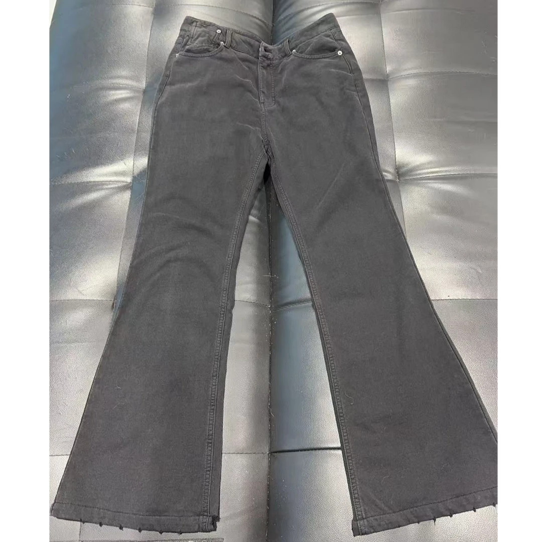 深圳原版 微喇磨破牛仔裤 982