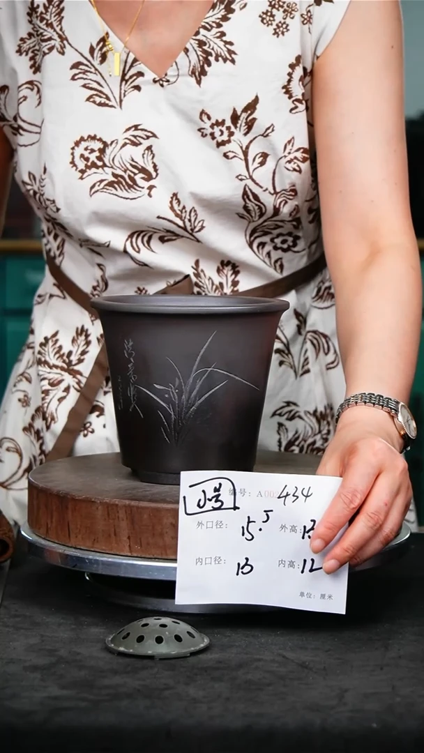 紫砂花盆434颜色机选&